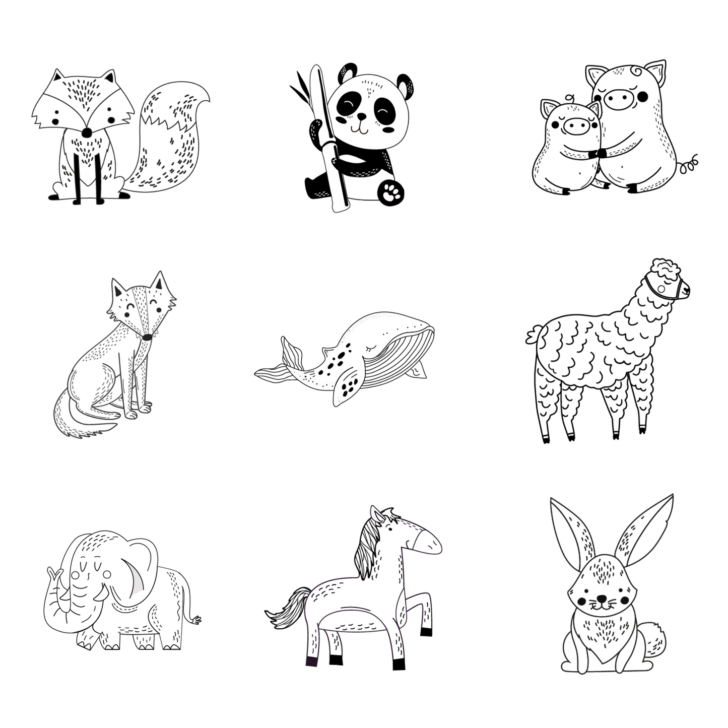Valise de naissance: animaux