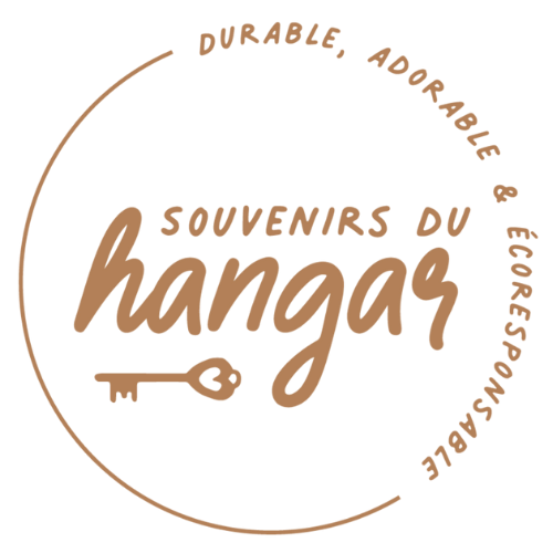 Logo de Souvenirs du Hangar, Valises de souvenirs et boîte à dents artisanales en bois, pensées et fabriquées au Québec
