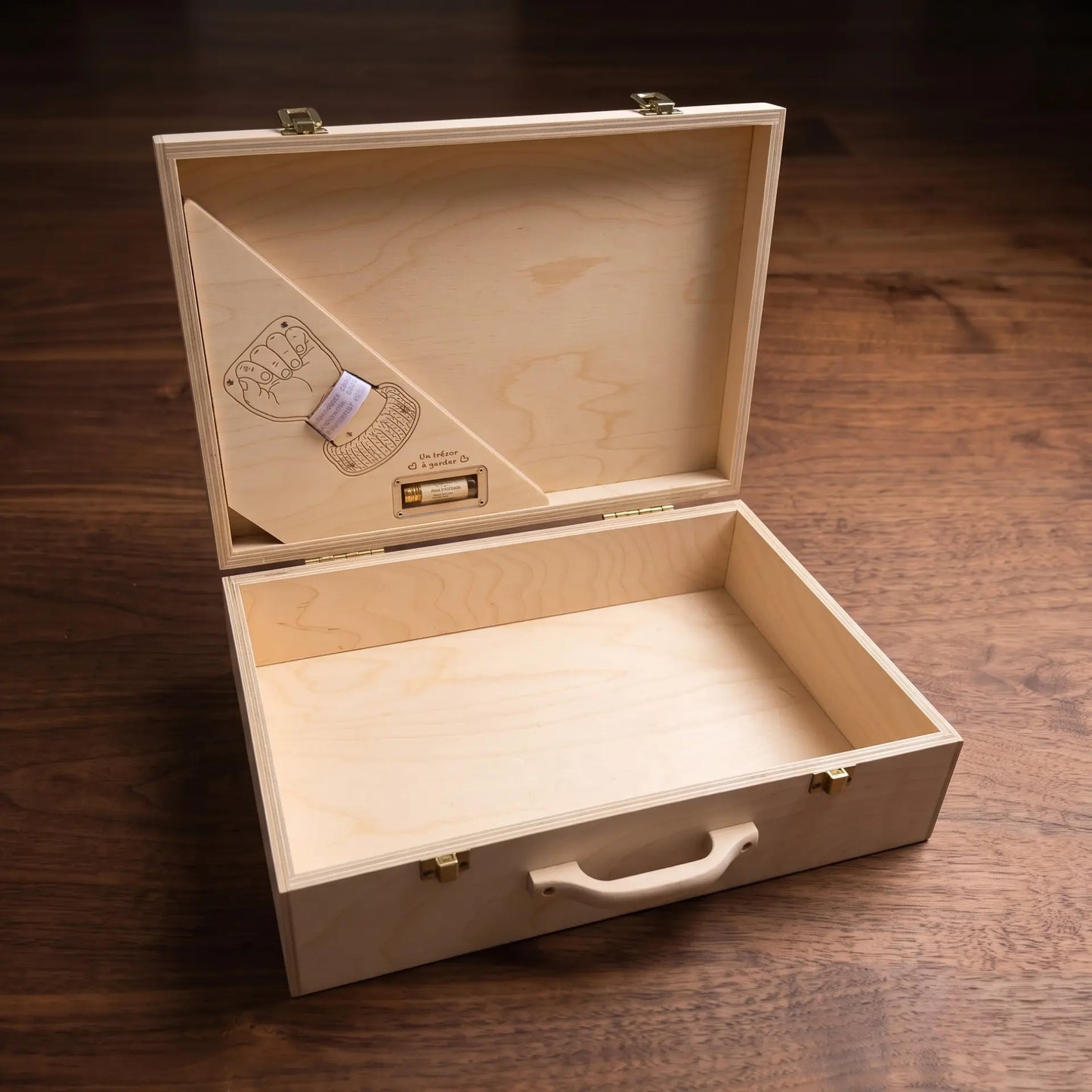 Valise de souvenirs: photographie illustrée