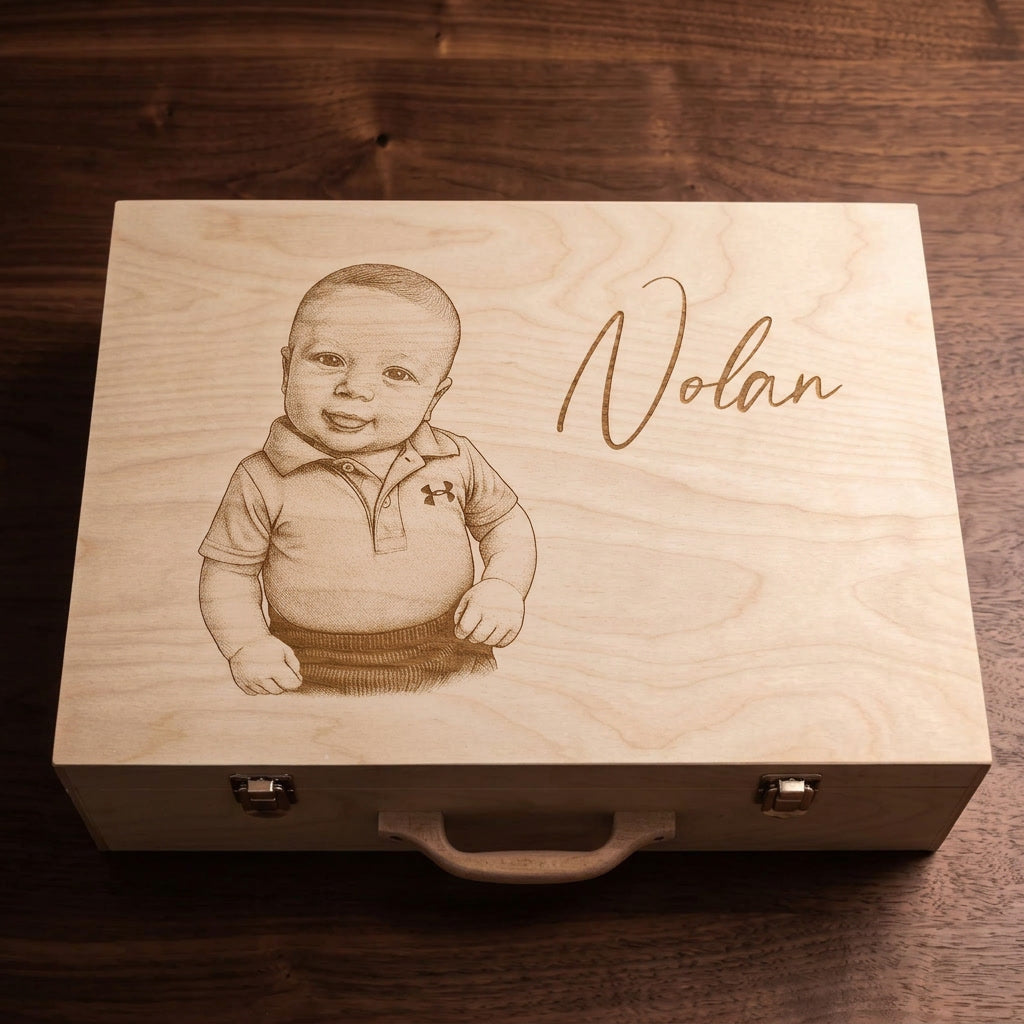 Valise de souvenirs: photographie illustrée