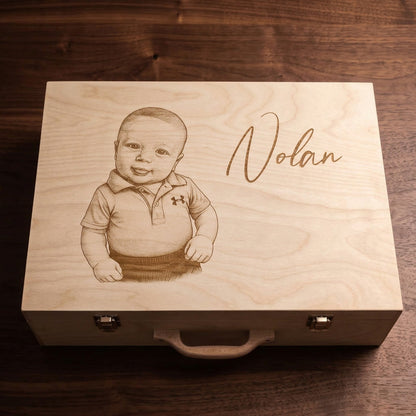 Valise de souvenirs: photographie illustrée